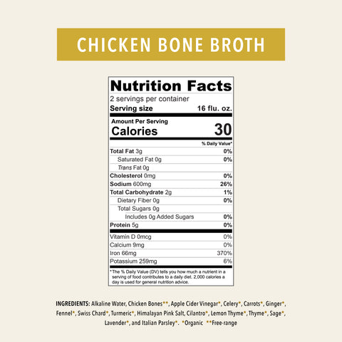 Organic Chicken Bone Broth Elixir