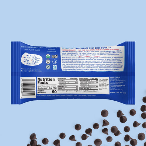 55% Cacao Organic Vegan Semi-Sweet Dark Chocolate Chips (8.8 oz)