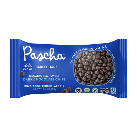 55% Cacao Organic Vegan Semi-Sweet Dark Chocolate Chips (8.8 oz)