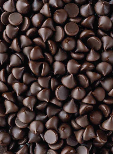 NEW! 70% Cacao Organic Bitter-Sweet Dark Chocolate Chips with Coconut Sugar