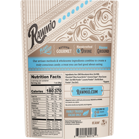 Oat Milk Chocolate Covered Macadamia Nuts