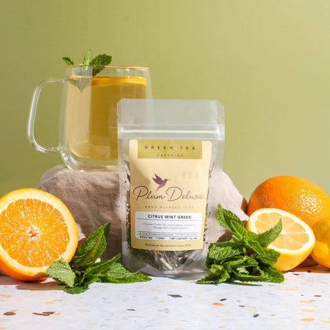 Citrus Mint Green Tea (Lemon - Orange - Lemongrass - Mint)