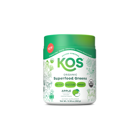 KOS Organic Superfood Greens - Apple Flavor