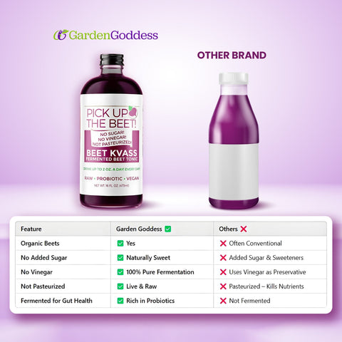 Try Before You Buy - 2 x 2oz Organic Raw Beet Juice Kvass (Code: TRYB4BUY)