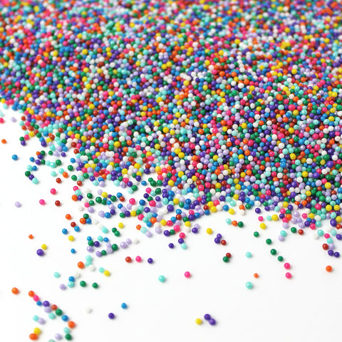 Cool Rainbow Nonpareil Sprinkle Mix