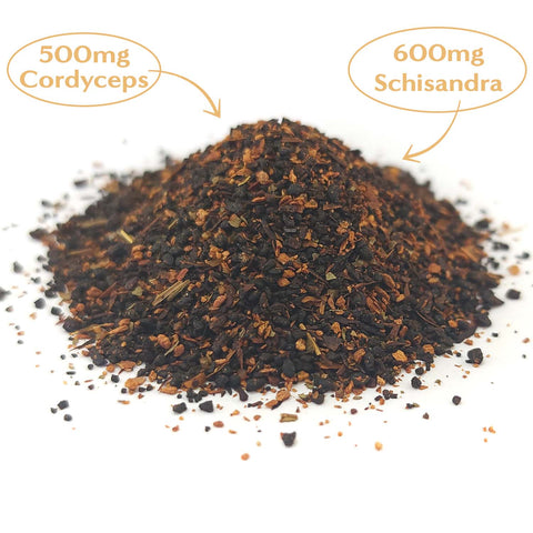 Cordyceps Schisandra Cinnamon Berry Mushroom Herbal Coffee