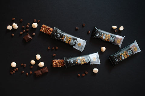 Caramel Mocha Macadamia Nut Snack Bar (Dan Mace's BRU Bar) (12 Bars)