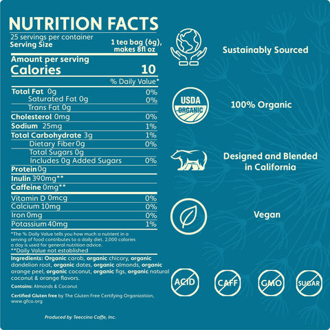 Dandelion Coconut Roasted Herbal Tea