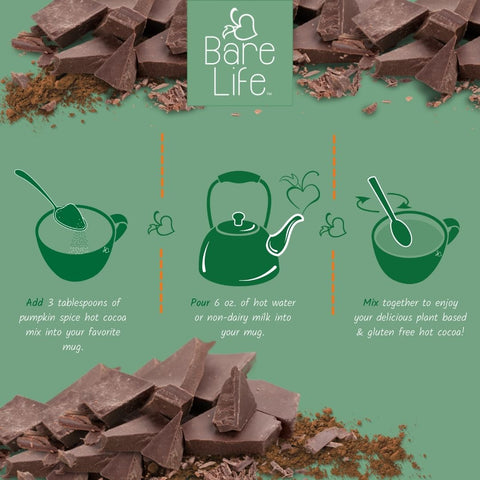 Dairy Free Pumpkin Spice Hot Cocoa Mix | 10 Serving Stand Up Pouch | Gluten Free, Vegan, Organic