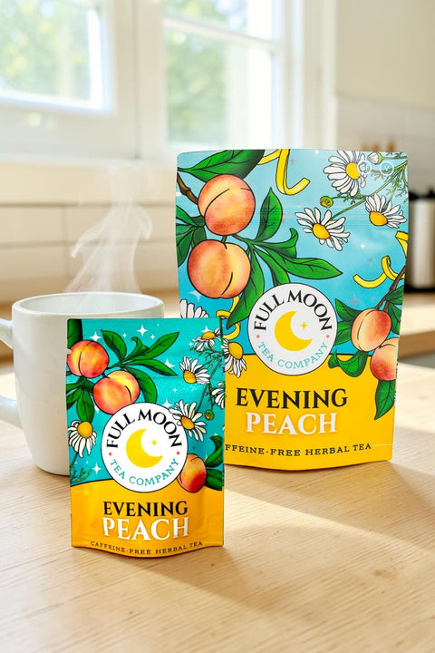 Evening Peach Herbal Caffeine-free Premium Loose Leaf Tea