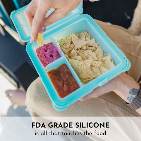 SoftShell Luncher Snap-Close Silicone Food Storage Container