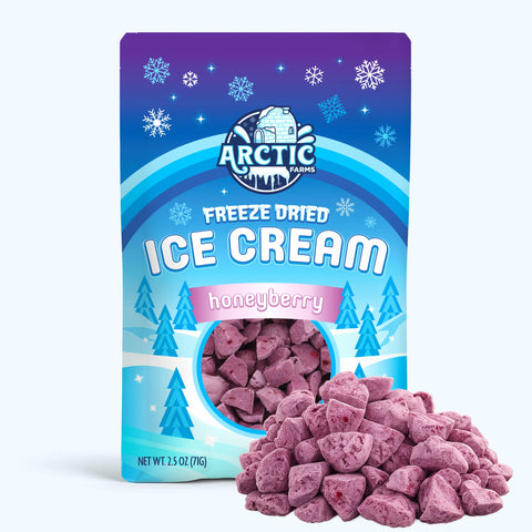 Freeze Dried Ice Cream That Does Not Melt (Bits) Honeyberry