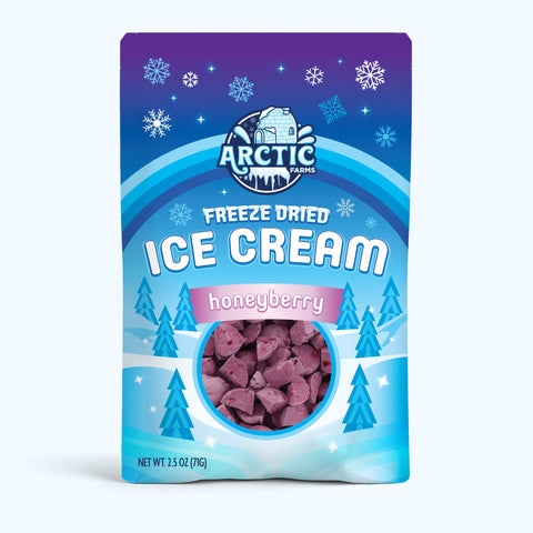 Freeze Dried Ice Cream That Does Not Melt (Bits) Honeyberry
