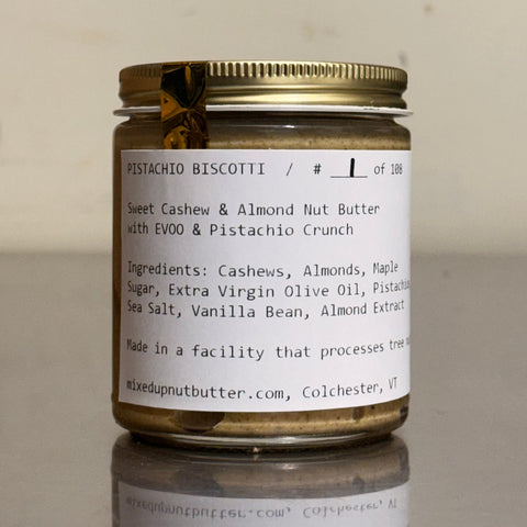 Pistachio Biscotti - Micro-Batch - 8.5 oz Glass