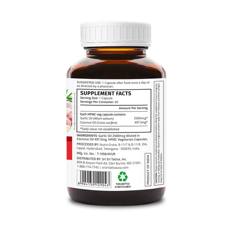 CardiStrong Garlic & Coconut Oil Capsules