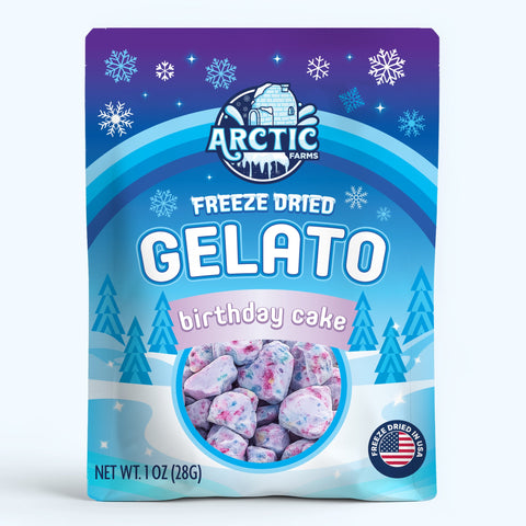 Freeze Dried Gelato - Birthday Cake