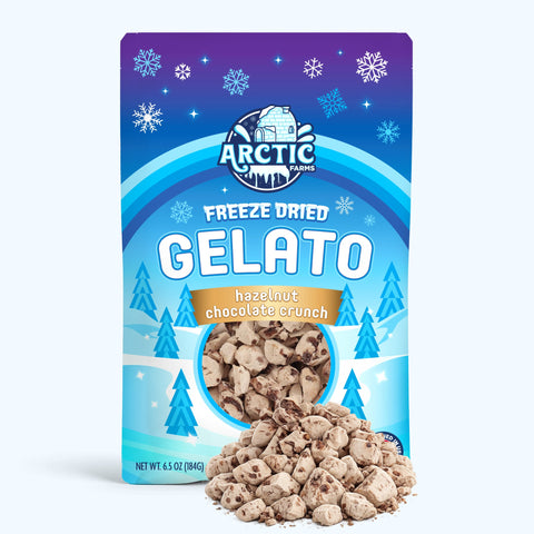 Freeze Dried Gelato - Piemonte Hazelnut Chocolate Crunch