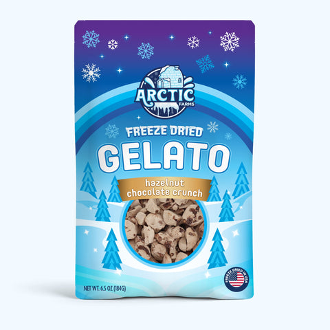Freeze Dried Gelato - Piemonte Hazelnut Chocolate Crunch