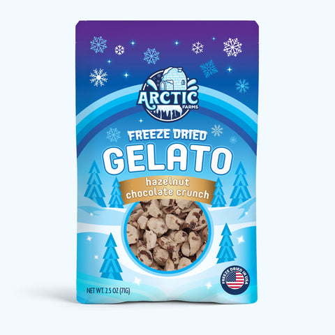Freeze Dried Gelato - Piemonte Hazelnut Chocolate Crunch