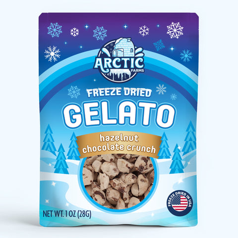 Freeze Dried Gelato - Piemonte Hazelnut Chocolate Crunch