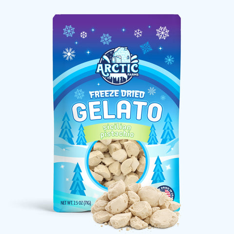 Freeze Dried Gelato - Pure Sicilian Pistachio
