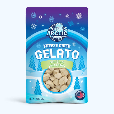 Freeze Dried Gelato - Pure Sicilian Pistachio