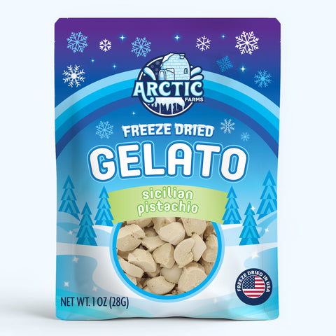 Freeze Dried Gelato - Pure Sicilian Pistachio