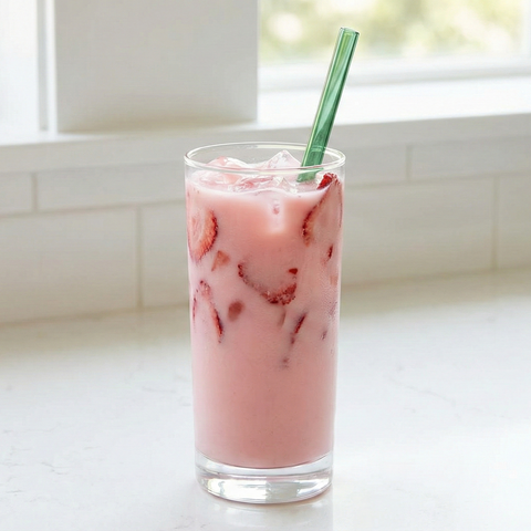 Strawberries & Creme Superfood Latte