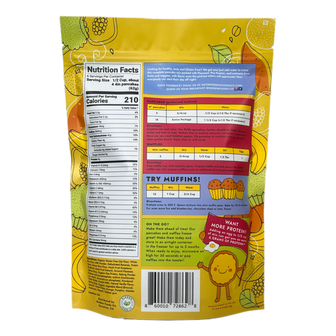 Gluten Free Homestyle Pancake Mix 2-Pack