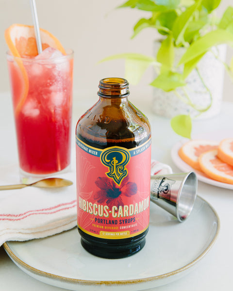 Hibiscus Cardamom Syrup two-pack