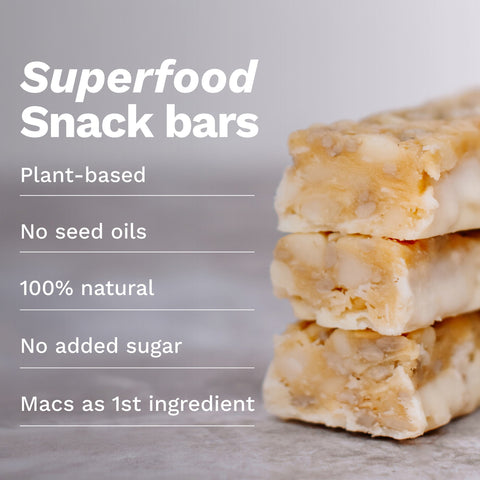 Coconut White Chocolate Macadamia Nut Snack Bar (12 Bars)