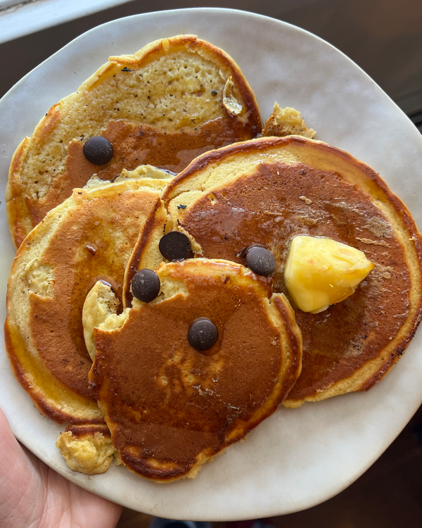 Cottage Cheese Protein Pancakes