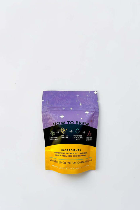 Secret Garden Mint Herbal Tea Premium Loose Leaf Caffeine-free