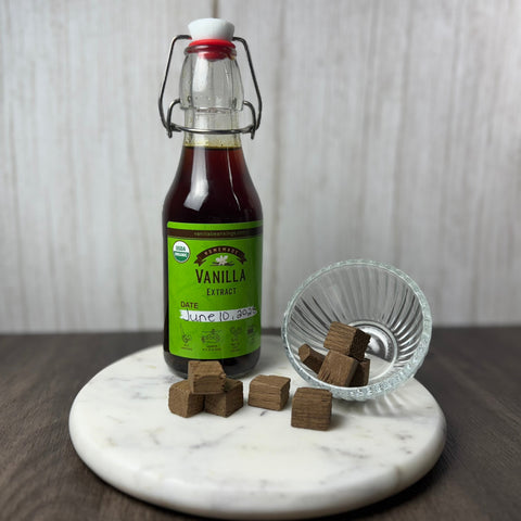 Premium Oak Blocks for Vanilla Extraction & Brewing - Natural Flavor Enhancer
