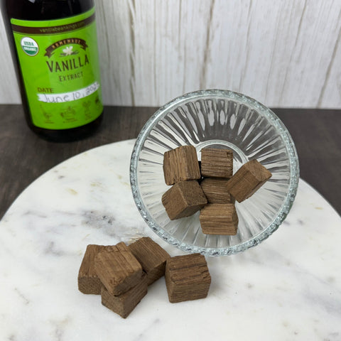 Premium Oak Blocks for Vanilla Extraction & Brewing - Natural Flavor Enhancer