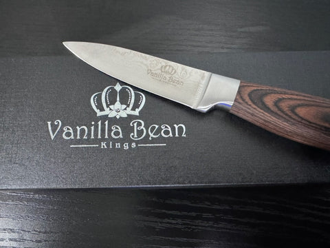 Stainless Steel Paring and Peeling Knife - 3.5" or 5" Blade - Vanilla Bean Kings