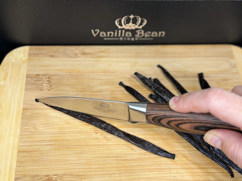 Stainless Steel Paring and Peeling Knife - 3.5" or 5" Blade - Vanilla Bean Kings