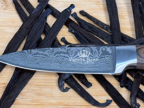 Stainless Steel Paring and Peeling Knife - 3.5" or 5" Blade - Vanilla Bean Kings