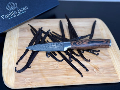 Stainless Steel Paring and Peeling Knife - 3.5" or 5" Blade - Vanilla Bean Kings