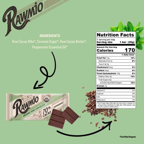 Essential Mint Chocolate Bar - 70% Cacao