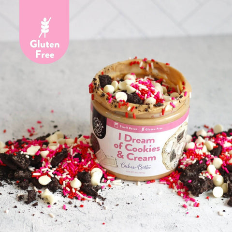 Gluten-Free I Dream of Cookies & Cream Cashew Butter