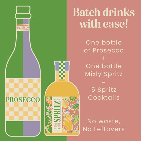 New! Italian Lemon & Rose Spritz | Non Alcoholic Cocktail & Mocktail Mixer