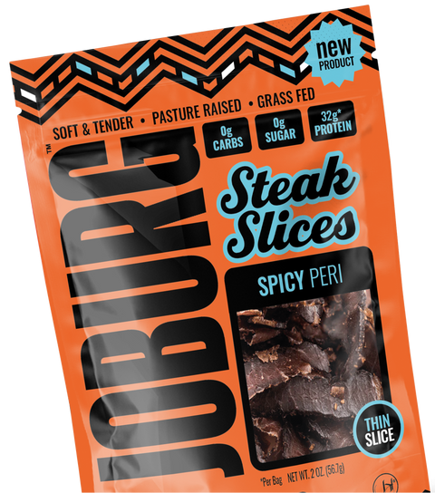 Spicy Peri Steak Slices - (12 Pack)