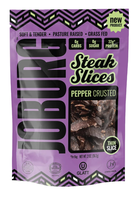 Pepper Crusted Steak Slices