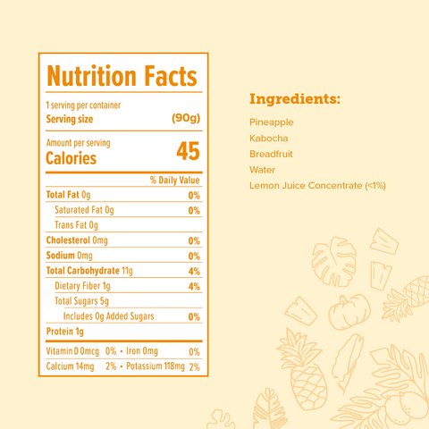 Kabocha, Pineapple & Breadfruit