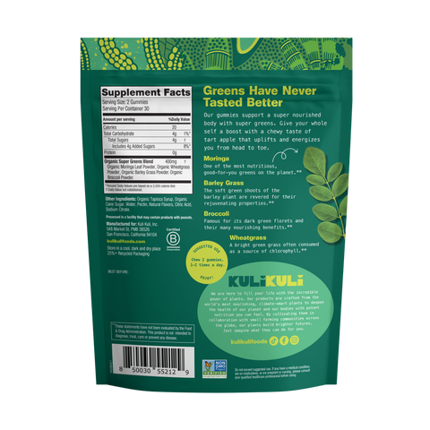 Moringa & Super Greens Superfood Gummies