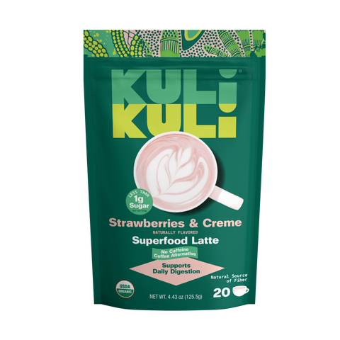 Strawberries & Creme Superfood Latte