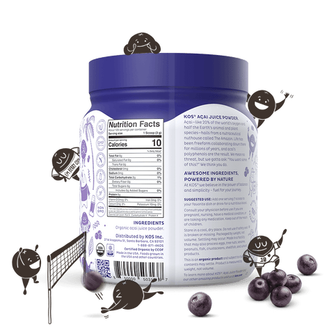 KOS Organic Acai Berry Powder