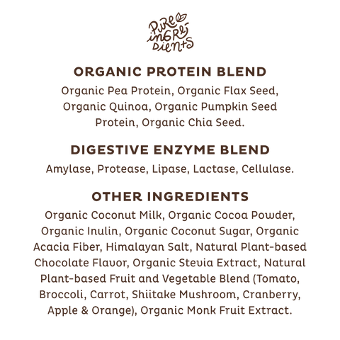 KOS Organic Plant Protein, Chocolate, Single Serving