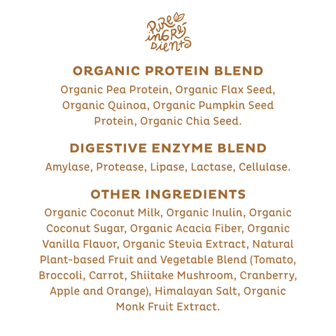 KOS Organic Plant Protein, Vanilla, Single Serving